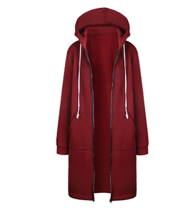 Fashion Women Autumn Winter Clothes Fleece Warm Jacket Slant Zipper Collared Coat Casual Clothing Overcoat Tops Female Coat 5XL